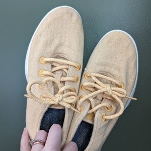 Yellow Allbirds Wool Runners